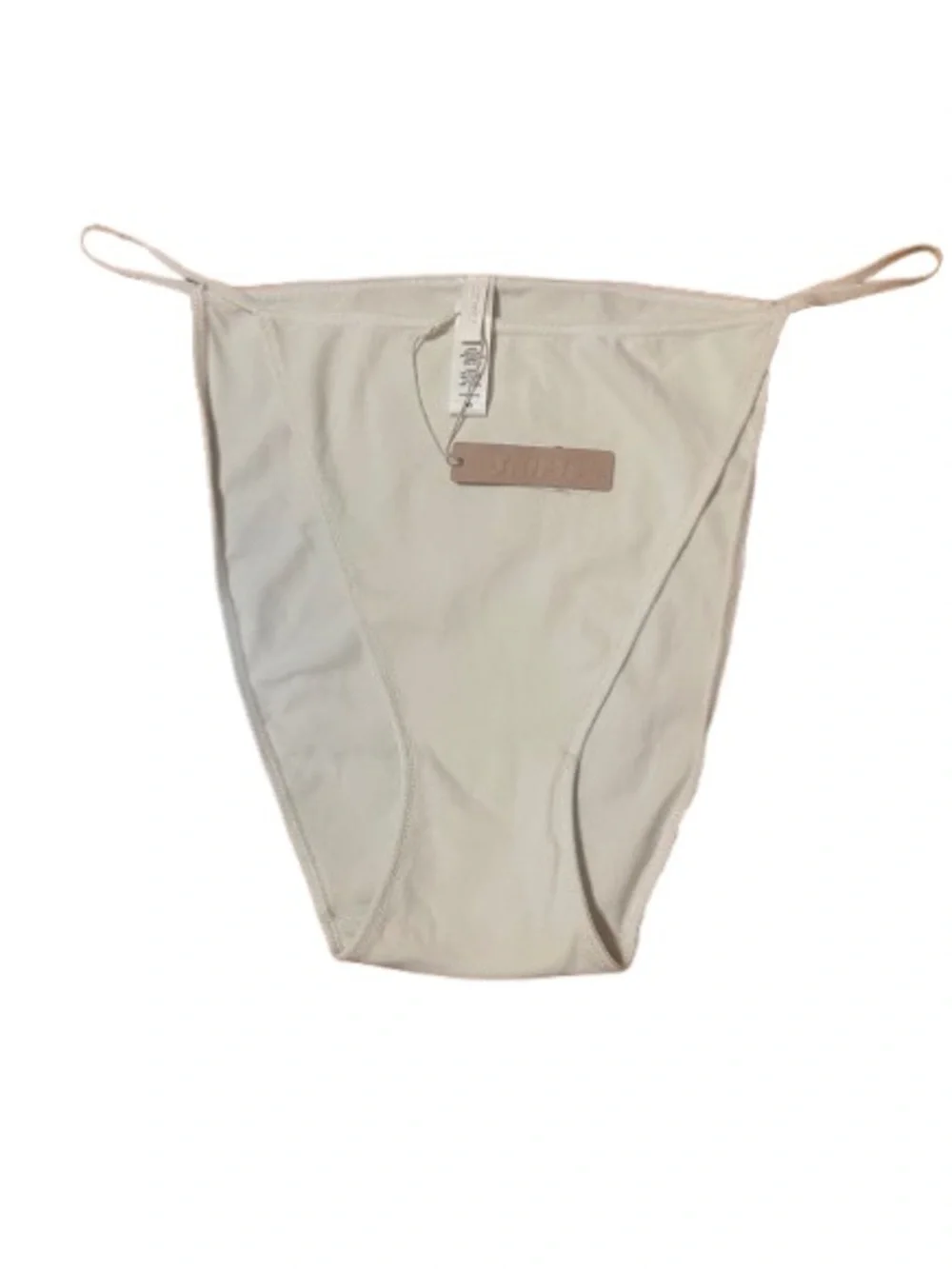 NWT Skims Cream High-Cut String Bikini Panties Size 4X